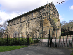 Kirkstall Abbey: 10. W range and Lay Brothers' passage, Yorkshire, West Riding
